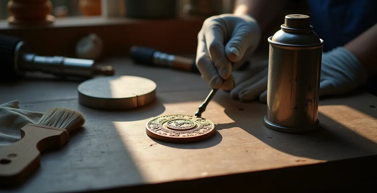 Méthode professionnelle de nettoyage des gravures sans abrasion