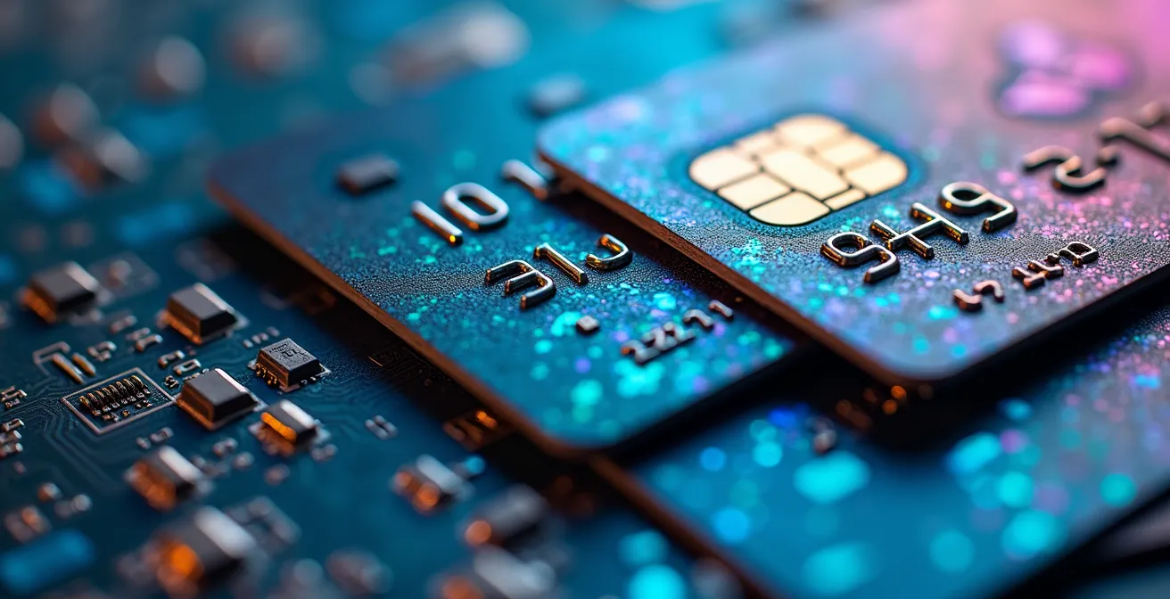 Composition macro montrant des détails de sécurité numérique et d'analyse de sites web